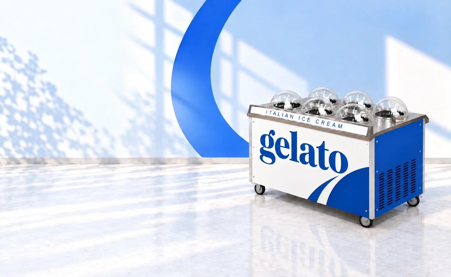 Wellcooling 6-cylinder gelato machine